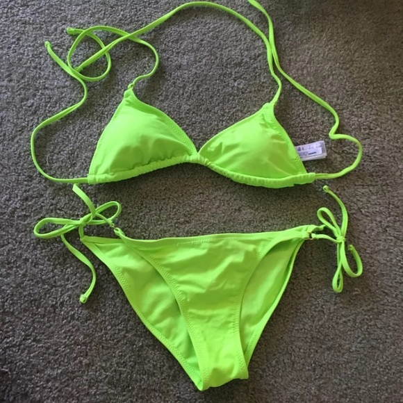forever 21 neon bikini